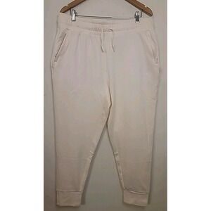 North Face Women's Joggers Sweatpants Cream‎ Size 1x Plus Size NWOT Minimalist